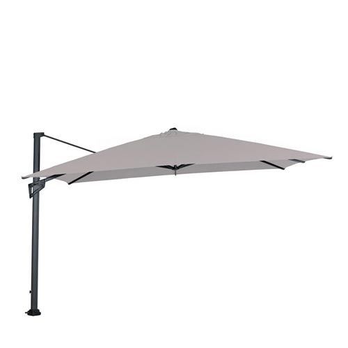 Hawaii zweefparasol King pole 400x400 carbon black / sand Garden Impressions