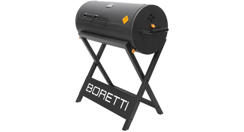 Boretti Barilo 2.0 houtskoolbarbecue – gesloten zijaanzicht