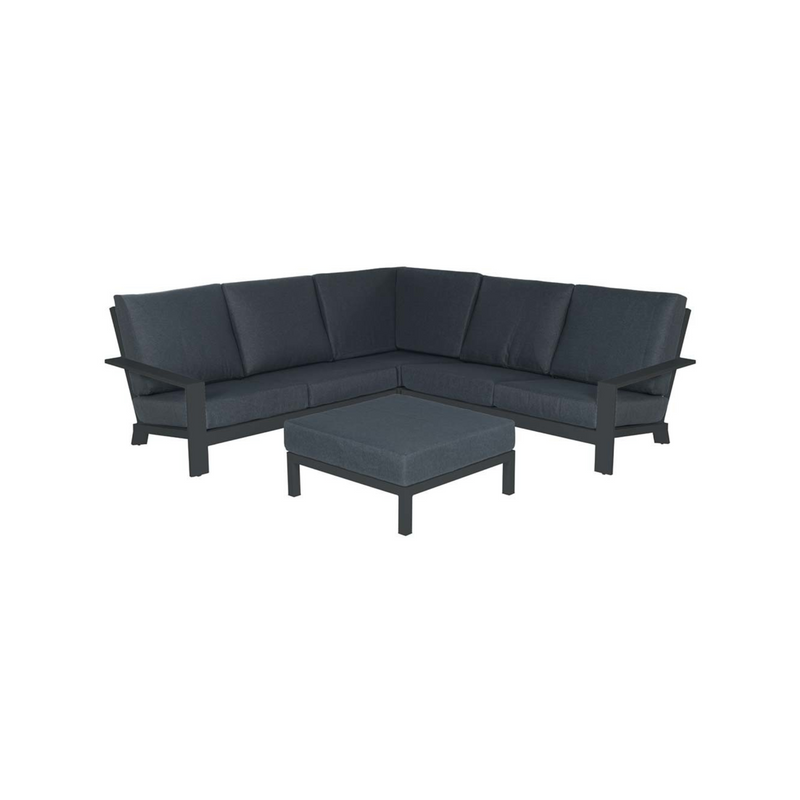Lincoln lounge set donkergrijs frame hoekset Garden Impressions