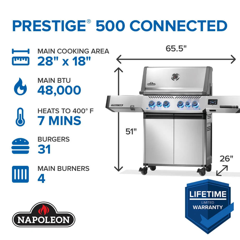 Napoleon Prestige 500 Connected RSIB RVS