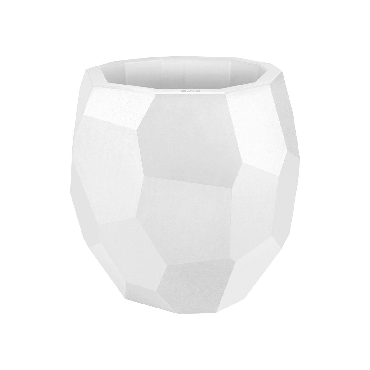Bloempot Pure edge 40 wit elho